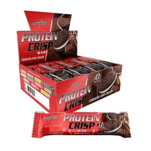 CRISP BAR / Cookies and Cream / 12 Un. / Barra Protéica / Whey
