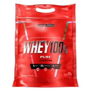 WHEY 100% PURE / 900G / REFIL / 1 UN. / BAUNILHA / INTEGRALMEDICA