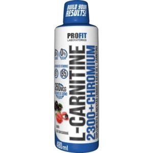 L-CARNITINE 2300+CHROMIUM / 480 ML / FRASCO / 1 UN. /  AÇAÍ COM GUARANÁ / PROFIT
