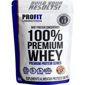 100% WHEY PREMIUM / 840G / REFIL / 1 UN. / COOKIES AND CREAM / PROFIT