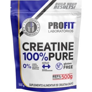 CREATINE 100% PURE / 500G / REFIL / 1 UN. / SEM SABOR / PROFIT