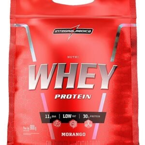 NUTRIWHEY / 900G / REFIL / 1 UN. / MORANGO / INTEGRALMEDICA