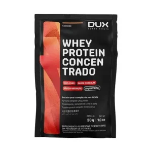 WHEY PROTEIN CONCENTRADO / 30 G / 1 UN. / CHOCOLATE BRANCO / DUX / 20G PROTEÍNA