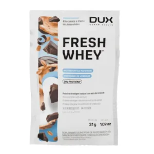FRESH WHEY / 30 G / SACHE / 1 UN. / CHOCOLATE E PASTA DE AMENDOIM / DUX / 20G PROTEÍNA