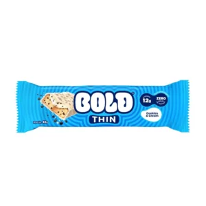 BOLD THIN / 40G / BARRA / 1 UN. / COOKIES E CREAM / BOLD / 12G PROTEÍNA