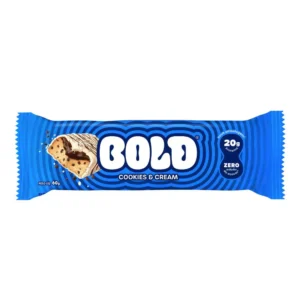 BOLD / 60G / BARRA / 1 UN. / COOKIES E CREAM / BOLD / 20G PROTEÍNA